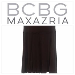 BCBGMAXAZRIA beautiful detail brown skirt